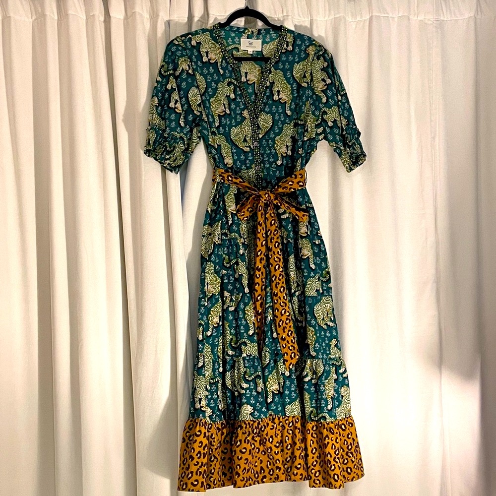 Printfresh Tiger Queen Grand Entrance Dress 100% Organic Cotton XL